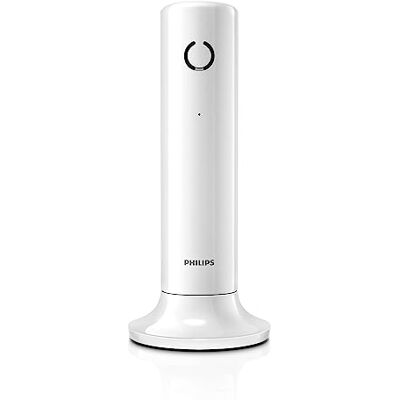 Philips Linea M4501W/01 Single vaste telefoon, DECT-telefoon, 1,6 inch display, 16 uur gesprek, 180 uur standby-tijd, wit Philips Linea M4501W/01 Single vaste telefoon, DECT-telefoon, 1,6 inch display, 16 uur gesprek, 180 uur standby-tijd, wit