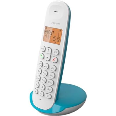LOGICOM ILOA 150 Draadloze vaste telefoon zonder antwoordapparaat Solo Analoge & DECT-telefoons Turquoise LOGICOM ILOA 150 Draadloze vaste telefoon zonder antwoordapparaat Solo Analoge & DECT-telefoons Turquoise