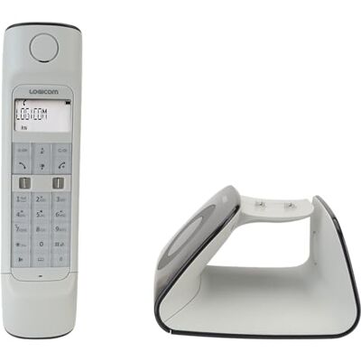 LOGICOM Retro 2 DECT Draadloze telefoon met antwoordapparaat Zwart LOGICOM Retro 2 DECT Draadloze telefoon met antwoordapparaat Zwart