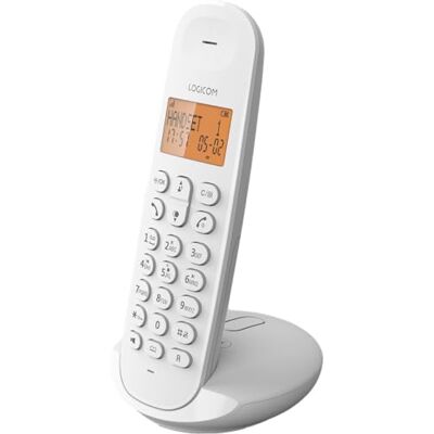 LOGICOM ILOA 155T Draadloze vaste telefoon met recorderantwoordapparaat Solo Analoge en Dect-telefoons Wit LOGICOM ILOA 155T Draadloze vaste telefoon met recorderantwoordapparaat Solo Analoge en Dect-telefoons Wit