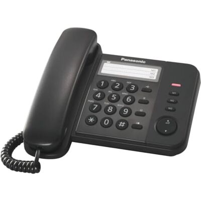 Panasonic Telefono fisso KX TS520EX1B Business zwart Panasonic Telefono fisso KX TS520EX1B Business zwart