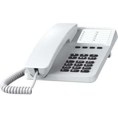 Siemens Desk 400 Desktop telefoon, compatibel met hoortoestel, wit Siemens Desk 400 Desktop telefoon, compatibel met hoortoestel, wit