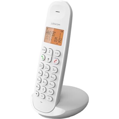 LOGICOM ILOA 150 Draadloze vaste telefoon zonder antwoordapparaat Solo Analoge & DECT-telefoons Wit LOGICOM ILOA 150 Draadloze vaste telefoon zonder antwoordapparaat Solo Analoge & DECT-telefoons Wit