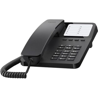 Siemens Desk 400 Bedrade telefoon, ruimte voor 10 verkorte nummers, herinnering, compatibel met DTMF-gehoorapparaten of pulsnummering, verstelbaar, zwart Siemens Desk 400 Bedrade telefoon, ruimte voor 10 verkorte nummers, herinnering, compatibel met DTMF-gehoorapparaten of pulsnummering, verstelbaar, zwart