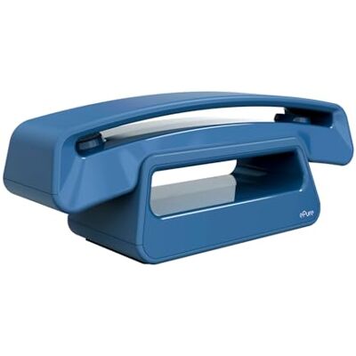 Alcatel ePure Iconic Draadloze DECT-vaste telefoon Vintage design Groot grafisch display met hoge leesbaarheid Handsfree Oproepvergrendelingsfunctie Blauw Alcatel ePure Iconic Draadloze DECT-vaste telefoon Vintage design Groot grafisch display met hoge leesbaarheid Handsfree Oproepvergrendelingsfunctie Blauw