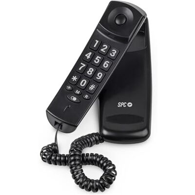 SPC ORIGINAL LITE 2 Desktoptelefoon voor muurmontage Zwart SPC ORIGINAL LITE 2 Desktoptelefoon voor muurmontage Zwart