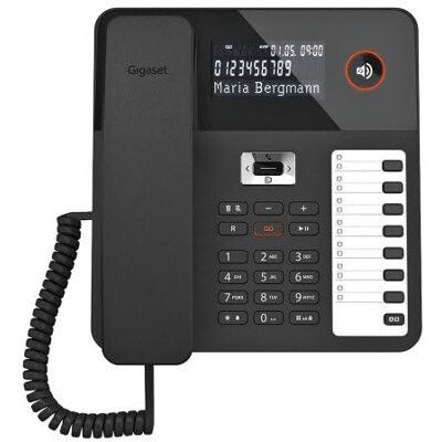 Siemens DESK 800A Telefono DECT zwart Siemens DESK 800A Telefono DECT zwart