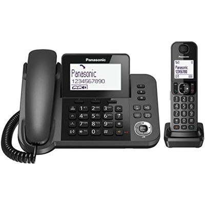 Panasonic Snoer 1,8 inch + FISSO 3,4 inch 2-in-1 DECT V.VOCE 100NUM.BK Panasonic Snoer 1,8 inch + FISSO 3,4 inch 2-in-1 DECT V.VOCE 100NUM.BK