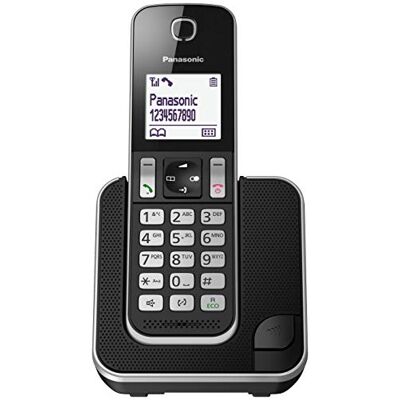 Panasonic CORDLESS 1.8" V.VOCE MEM.120NUM. Eco Nero Panasonic CORDLESS 1.8" V.VOCE MEM.120NUM. Eco Nero