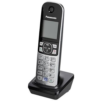 Panasonic KX-TGA681EXB handset voor de serie KX-TG68xx met laadstation, zwart Panasonic KX-TGA681EXB handset voor de serie KX-TG68xx met laadstation, zwart