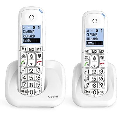 Alcatel XL785 Duo Wit TELEFOON Alcatel XL785 Duo Wit TELEFOON
