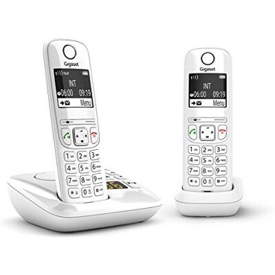 Siemens draadloze telefoon duo dect wit met antwoordapparaat as690aduow Siemens draadloze telefoon duo dect wit met antwoordapparaat as690aduow