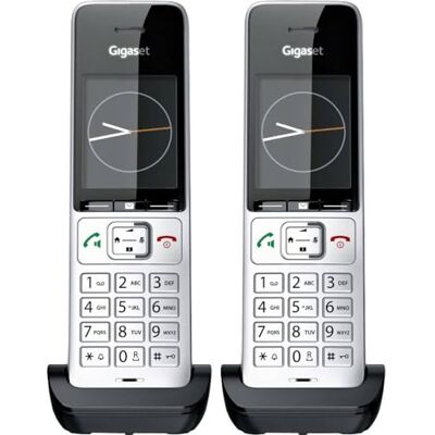 Siemens COMFORT 500HX duo Analoge-/DECT-telefoon Nummerherkenning Zwart, Zilver Siemens COMFORT 500HX duo Analoge-/DECT-telefoon Nummerherkenning Zwart, Zilver