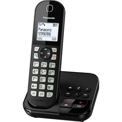 Panasonic Telefoons met kabel merk model KX-TGC460GB zwart Panasonic Telefoons met kabel merk model KX-TGC460GB zwart