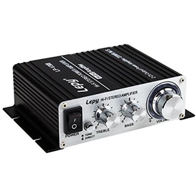 Lepy LP-V3S-BLACK LP-V3S digitale versterker 25Wx2, zwart, Lepy LP-V3S-BLACK LP-V3S digitale versterker 25Wx2, zwart,