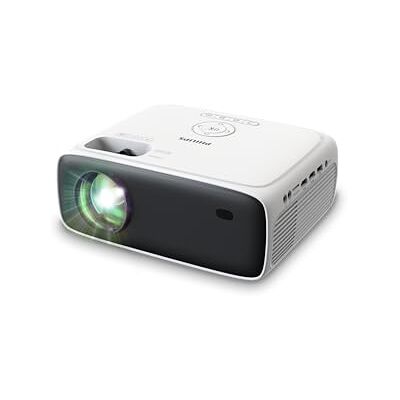 Philips Neopix 200, thuisbioscoopbeamer, Full HD 1920 x 1080p, led-lichtbron, stereogeluid, 2 x 3 W, grijs Philips Neopix 200, thuisbioscoopbeamer, Full HD 1920 x 1080p, led-lichtbron, stereogeluid, 2 x 3 W, grijs