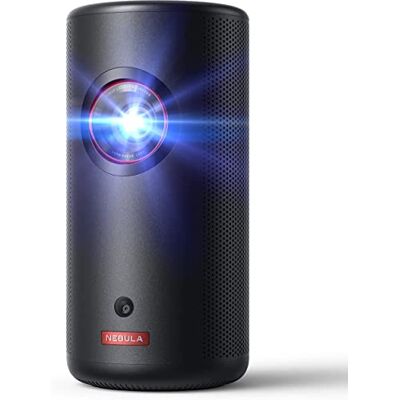 NEBULA Anker Capsule 3 Laser 1080p, Smart, WiFi, Mini Projector, Zwart, Draagbare Projector, Dolby Digital, Laser Projector, Auto Focus, 120 Inch Picture, Ingebouwde Batterij, 2,5 Hours Playback NEBULA Anker Capsule 3 Laser 1080p, Smart, WiFi, Mini Projector, Zwart, Draagbare Projector, Dolby Digital, Laser Projector, Auto Focus, 120 Inch Picture, Ingebouwde Batterij, 2,5 Hours Playback