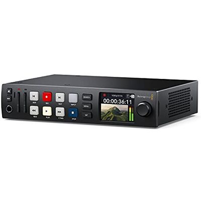 Blackmagic Design HyperDeck Studio HD Plus Studio-Recorder, zwart Blackmagic Design HyperDeck Studio HD Plus Studio-Recorder, zwart