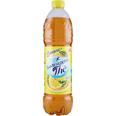 San Benedetto The' Citroen PET ijsthee, 1,5 l, verfrissende thee, 12 stuks San Benedetto The' Citroen PET ijsthee, 1,5 l, verfrissende thee, 12 stuks