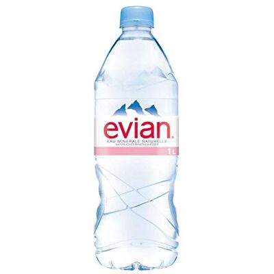 evian 6 natuurlijk mineraalwater 100 cl. evian 6 natuurlijk mineraalwater 100 cl.