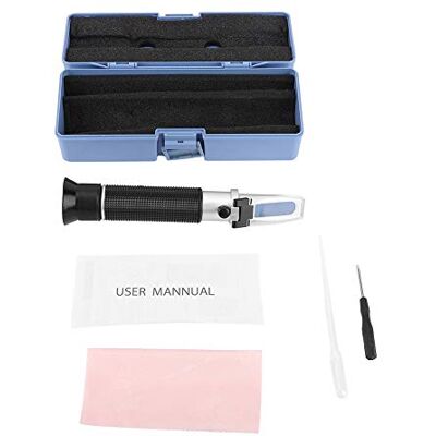 TOPINCN Draagbare Alcohol Refractometer 0~80% Bereik Meting Wijn Spirits Tester Teller Instrument met ATC voor Home Brewing Vinification TOPINCN Draagbare Alcohol Refractometer 0~80% Bereik Meting Wijn Spirits Tester Teller Instrument met ATC voor Home Brewing Vinification