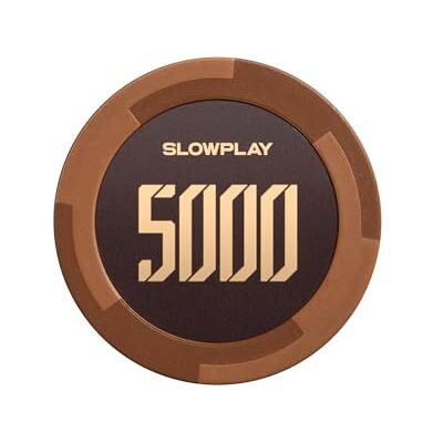 SLOWPLAY Godel Pokerchips van composietklei, 50 stuks, 14 g, grote 40 mm losse chips SLOWPLAY Godel Pokerchips van composietklei, 50 stuks, 14 g, grote 40 mm losse chips