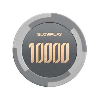 SLOWPLAY Godel Pokerchips van composietklei, 50 stuks, 14 g, grote 40 mm losse chips SLOWPLAY Godel Pokerchips van composietklei, 50 stuks, 14 g, grote 40 mm losse chips