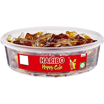 HARIBO Happy Cola Snoepdozen, 492 g, 120 Stuk HARIBO Happy Cola Snoepdozen, 492 g, 120 Stuk