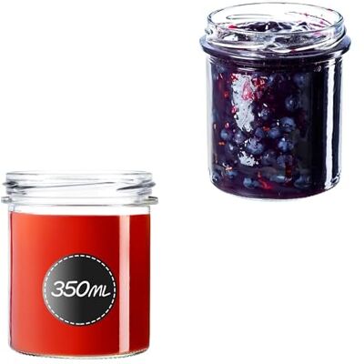 KADAX 20 x 350 ml voorraadpotten voor champignons, jam, honing, jampotten, luchtdicht, om cadeau te geven KADAX 20 x 350 ml voorraadpotten voor champignons, jam, honing, jampotten, luchtdicht, om cadeau te geven