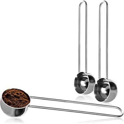 com-four ® 3 x koffielepels van roestvrij staal theelepels cappuccino cacao en espresso draadhandvat eenvoudige dosering com-four ® 3 x koffielepels van roestvrij staal theelepels cappuccino cacao en espresso draadhandvat eenvoudige dosering