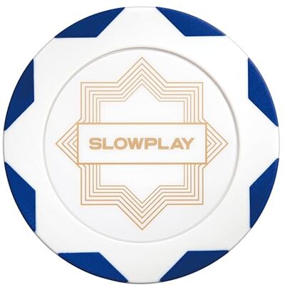 SLOWPLAY Nash Pokerchips van dikke klei, White Gold Edition, 14 g, grote 40 mm losse chips, 50 stuks SLOWPLAY Nash Pokerchips van dikke klei, White Gold Edition, 14 g, grote 40 mm losse chips, 50 stuks