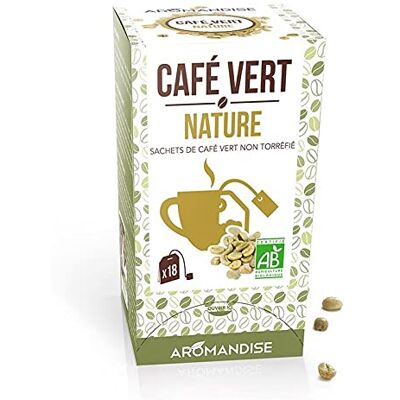 Aromandise Natuurlijke groene koffie 18 zakjes Aromandise Natuurlijke groene koffie 18 zakjes