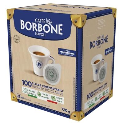 CAFFÈ BORBONE Borbone koffiepads ESE Blue Mix 44 mm, 100 stuks CAFFÈ BORBONE Borbone koffiepads ESE Blue Mix 44 mm, 100 stuks