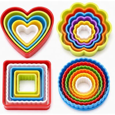 YXHZVON 22 stuks plastic uitsteekvormpjes voor koekjes, fondant, brood, groenten, sandwich voor kinderen, knutselen, voor cake, koekjes, fruit, toast, koekjes, fondant YXHZVON 22 stuks plastic uitsteekvormpjes voor koekjes, fondant, brood, groenten, sandwich voor kinderen, knutselen, voor cake, koekjes, fruit, toast, koekjes, fondant