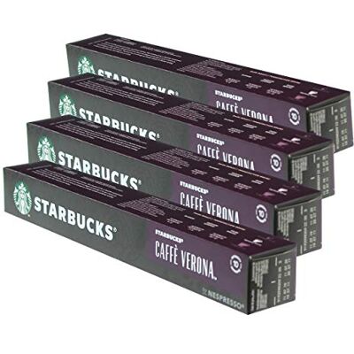 STARBUCKS Caffè Verona Koffiecapsules, compatibel met Nespresso, 40 stuks STARBUCKS Caffè Verona Koffiecapsules, compatibel met Nespresso, 40 stuks