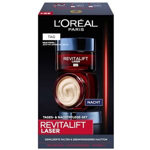 L'Oreal Paris L'Oréal Paris Anti-aging en nachtverzorging met 3-voudige werking met pro-retinol, hyaluron en vitamine C, Revitalift Laser X3, 2 x 50 ml L'Oreal Paris L'Oréal Paris Anti-aging en nachtverzorging met 3-voudige werking met pro-retinol, hyaluron en vitamine C, Revitalift Laser X3, 2 x 50 ml