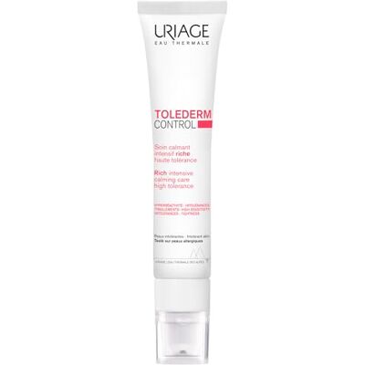 Uriage Tolederm Rijke en rustgevende gezichtsverzorging voor intolerante, gevoelige en droge huid, kalmeert en verzorgt de huid, zonder conserveringsmiddelen en parfum, 40 ml Uriage Tolederm Rijke en rustgevende gezichtsverzorging voor intolerante, gevoelige en droge huid, kalmeert en verzorgt de huid, zonder conserveringsmiddelen en parfum, 40 ml