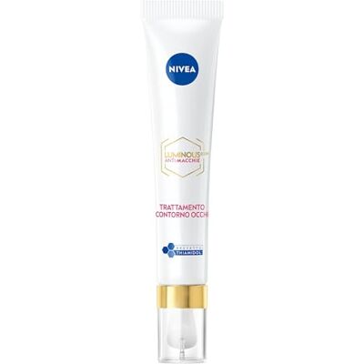 NIVEA Luminous630 Anti-vlekkencrème voor de ogen, 15 ml, oogcontouren, vlekken, rimpels en zakken, oogcrème met hyaluronzuur en gepatenteerd thiamidol NIVEA Luminous630 Anti-vlekkencrème voor de ogen, 15 ml, oogcontouren, vlekken, rimpels en zakken, oogcrème met hyaluronzuur en gepatenteerd thiamidol
