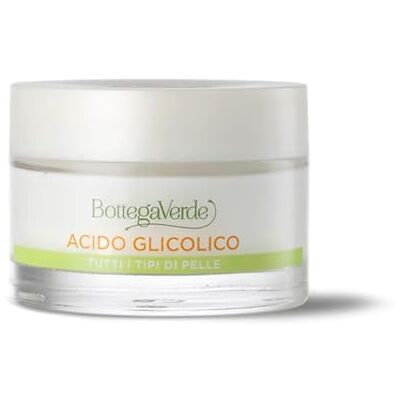Bottega Verde Hernieuwbare dagcrème met glycolzuur en fruitextracten (50 ml) Bottega Verde Hernieuwbare dagcrème met glycolzuur en fruitextracten (50 ml)