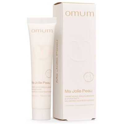 Omum Ma Jolie Huid, hydraterende en balancerende gezichtscrème, zwangerschap en na de zwangerschap, biologisch, 40 ml Omum Ma Jolie Huid, hydraterende en balancerende gezichtscrème, zwangerschap en na de zwangerschap, biologisch, 40 ml