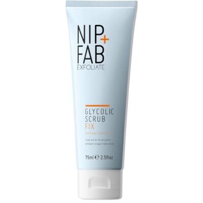 Nip+Fab Glycolic Fix Scrub, peeling met glycolzuur, met salicylzuur, Aha/Bha, peeling voor het gezicht, polijsten voor het verfijnen van de poriën, verlicht de huid, 75 ml Nip+Fab Glycolic Fix Scrub, peeling met glycolzuur, met salicylzuur, Aha/Bha, peeling voor het gezicht, polijsten voor het verfijnen van de poriën, verlicht de huid, 75 ml