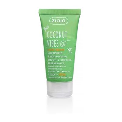 Ziaja COCONUT & ORANJE VIBES voedende gezichtscrème met kokosnootnoten Ziaja COCONUT & ORANJE VIBES voedende gezichtscrème met kokosnootnoten
