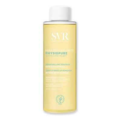 SVR Physiopure Make-up remover olie fysiopure zachte en effectieve make-up remover voor gezicht, ogen en lippen plantaardige oliën en vitamine E 150 ml SVR Physiopure Make-up remover olie fysiopure zachte en effectieve make-up remover voor gezicht, ogen en lippen plantaardige oliën en vitamine E 150 ml