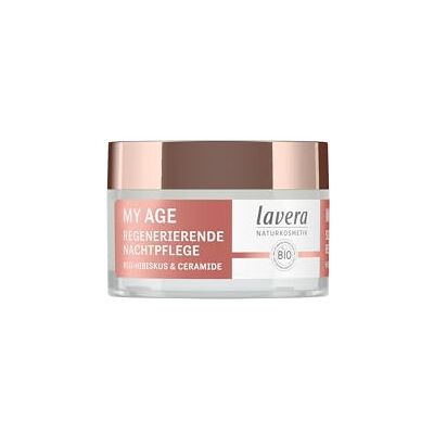 lavera MY AGE Nachtcrème tegen pigmentvlekken voor rijpe huid zorgt voor tonus en elasticiteit, veganistisch, natuurlijke cosmetica, 50 ml lavera MY AGE Nachtcrème tegen pigmentvlekken voor rijpe huid zorgt voor tonus en elasticiteit, veganistisch, natuurlijke cosmetica, 50 ml