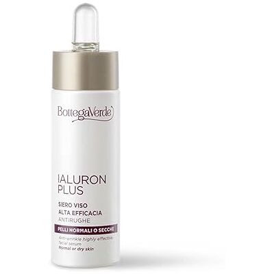 Bottega Verde , Ialuron plus Zeer effectief gezichtsserum, anti-rimpel, vuleffect*, met geconcentreerd hyaluronzuur (30 ml) normale of droge huid Bottega Verde , Ialuron plus Zeer effectief gezichtsserum, anti-rimpel, vuleffect*, met geconcentreerd hyaluronzuur (30 ml) normale of droge huid