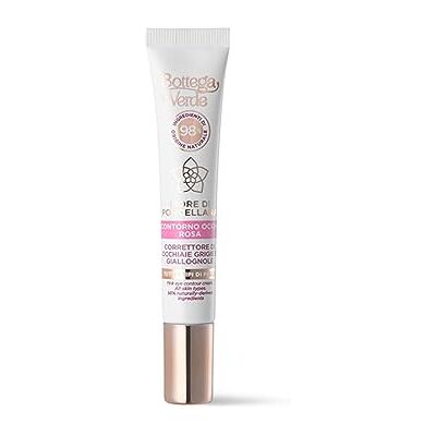 Bottega Verde Porseleinen bloem Oogcontour Corrector van grijze en geelachtige donkere kringen met roze pigmenten (10 ml) alle huidtypes Bottega Verde Porseleinen bloem Oogcontour Corrector van grijze en geelachtige donkere kringen met roze pigmenten (10 ml) alle huidtypes