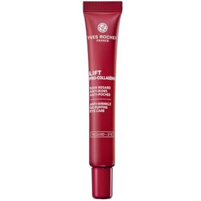 Yves Rocher Lift Pro-collageen anti-rimpelverzorging, oogcrème, gladmakende oogcontour, glaciale ficoïde, plantaardig collageen en hyaluronzuur, maakt glad en verlicht 14 ml Yves Rocher Lift Pro-collageen anti-rimpelverzorging, oogcrème, gladmakende oogcontour, glaciale ficoïde, plantaardig collageen en hyaluronzuur, maakt glad en verlicht 14 ml