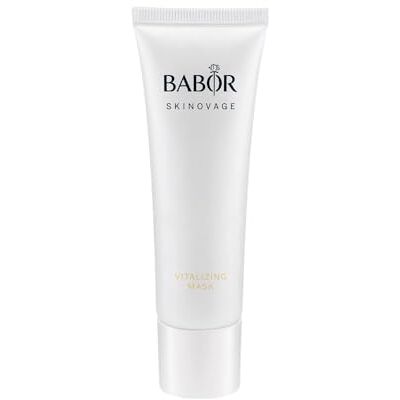 BABOR Skinovage Vitalizing Mask voor vermoeide en doffe huid, hydraterend gezichtsmasker met vitamine C, veganistische formule, 200 ml BABOR Skinovage Vitalizing Mask voor vermoeide en doffe huid, hydraterend gezichtsmasker met vitamine C, veganistische formule, 200 ml