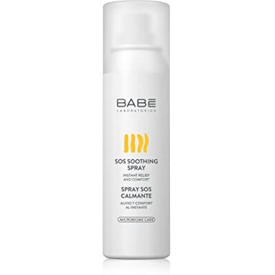 LABORATORIOS BABE LABORATORIOS BABÉ Kalmerende SOS-spray 30 ml Anti-druppeltechnologie, kalmeert en verlicht geïrriteerde en atopische huid Hydratatie en elasticiteit met prebiotica en probiotica Onmiddellijk LABORATORIOS BABE LABORATORIOS BABÉ Kalmerende SOS-spray 30 ml Anti-druppeltechnologie, kalmeert en verlicht geïrriteerde en atopische huid Hydratatie en elasticiteit met prebiotica en probiotica Onmiddellijk