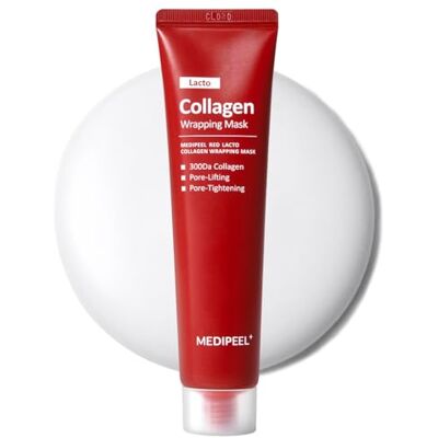Medi-peel MEDIPEEL Lacto rood collageen omhullend masker 70 ml ultra-laag moleculair collageen crèmemasker met transparante omhullende afwerking Koreaans gezichtsmasker Medi-peel MEDIPEEL Lacto rood collageen omhullend masker 70 ml ultra-laag moleculair collageen crèmemasker met transparante omhullende afwerking Koreaans gezichtsmasker